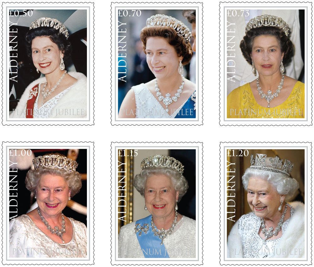 Set of 6 stamps